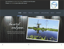 Tablet Screenshot of chavawind.com